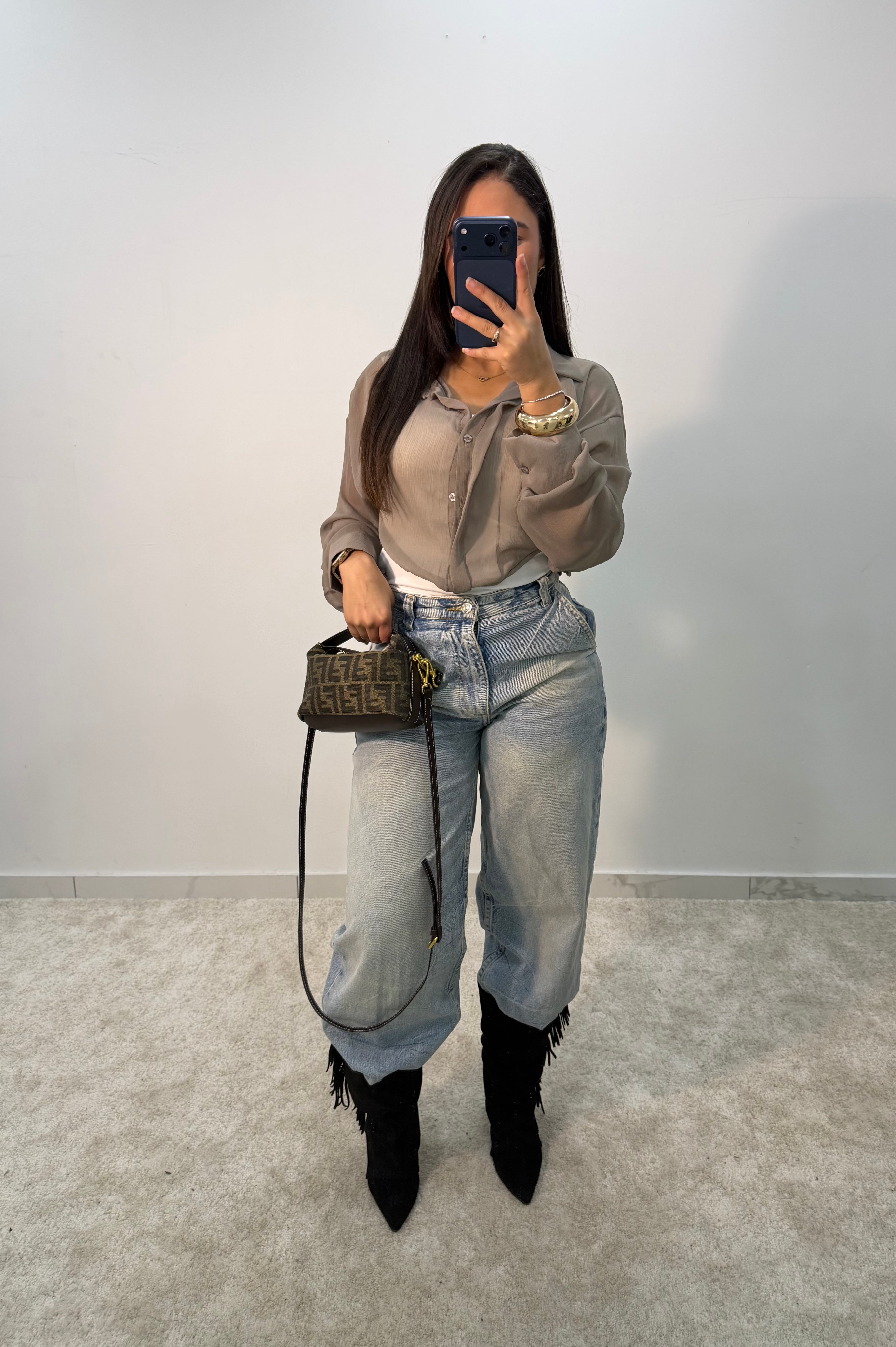 Chemise Alya [ taupe ]