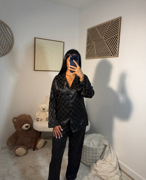 Ensemble carreaux [ noir ]