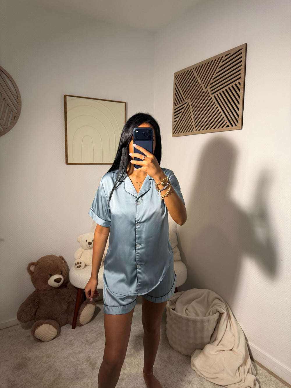Ensemble short [ bleu ciel ]