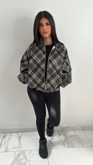 Veste à motif Nilya [ Noir ]