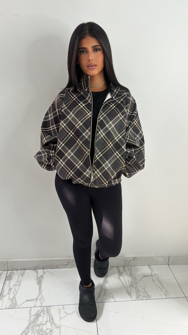 Veste à motif Nilya [ Noir ]