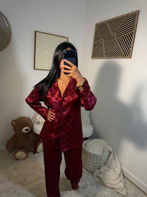Ensemble carreaux [ rouge ]