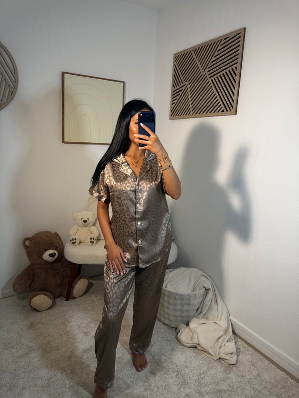 Ensemble léopard [ taupe ]