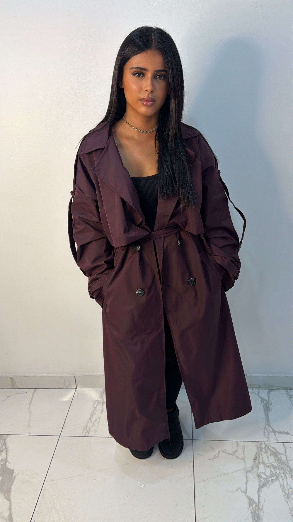 Trench [ Aubergine ]