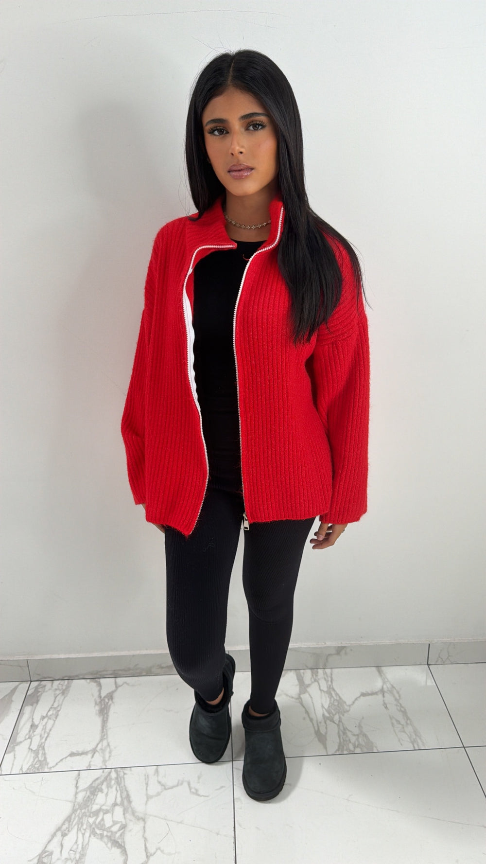 Gilet Nora [ Rouge ]