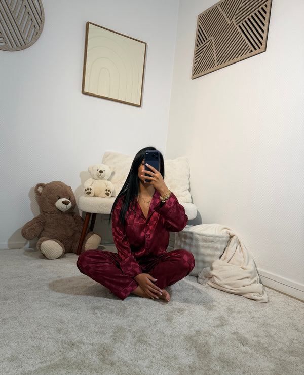 Ensemble carreaux [ rouge ]
