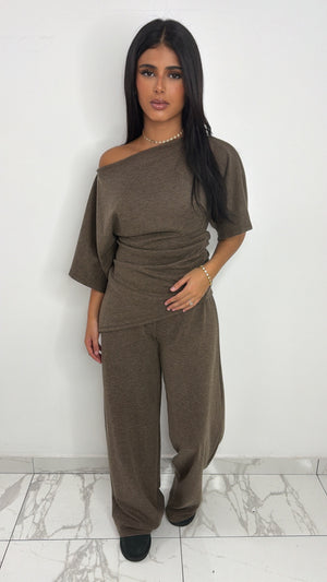 Ensemble Zahia [ marron ]