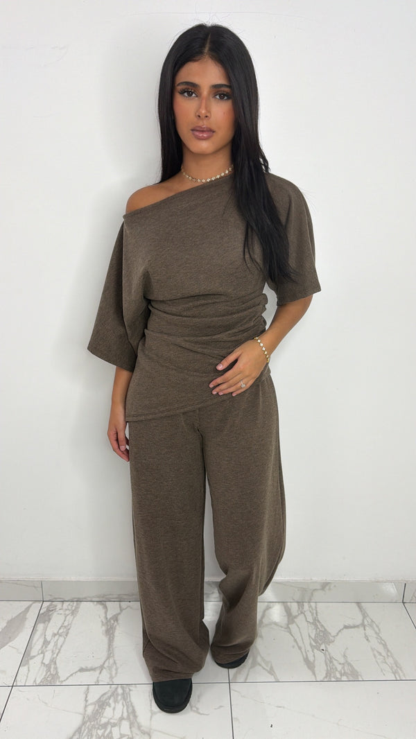 Ensemble Zahia [ marron ]